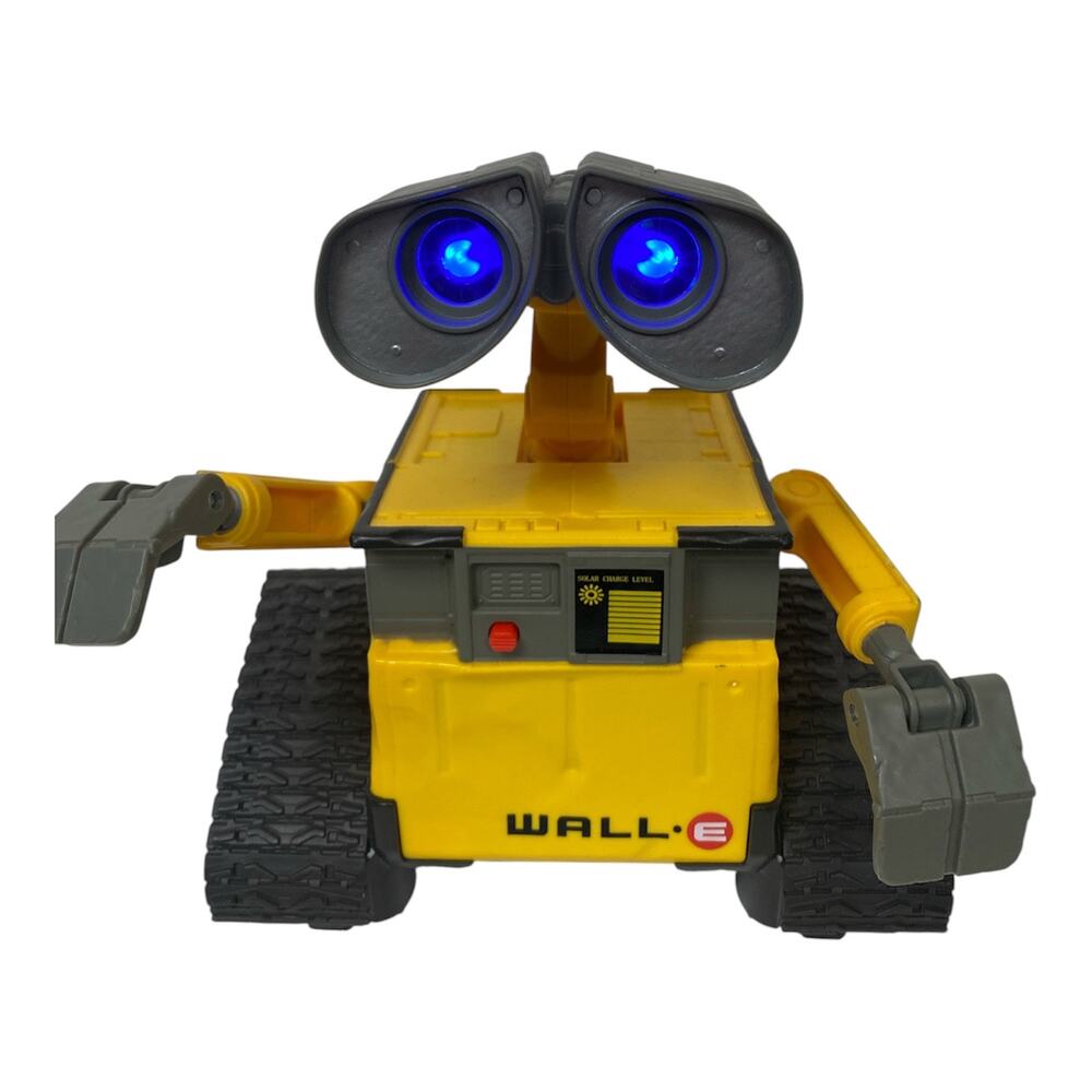 Disney Pixar Hello WALL-E Toy Robot Lights & Sounds TESTED No Remote Control